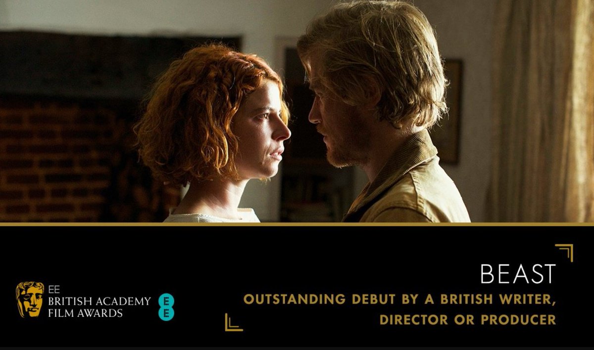 ouffestival's tweet photo. Michael Pearce, director da película que competiu no #OUFF2018 "Beast", vén de conseguir o @BAFTA como Mellor Debut dun Produtor, Guionista ou Director Británico por este filme. Noraboa! 🏆 #BAFTAs #Beast https://t.co/vzHXQWXNco