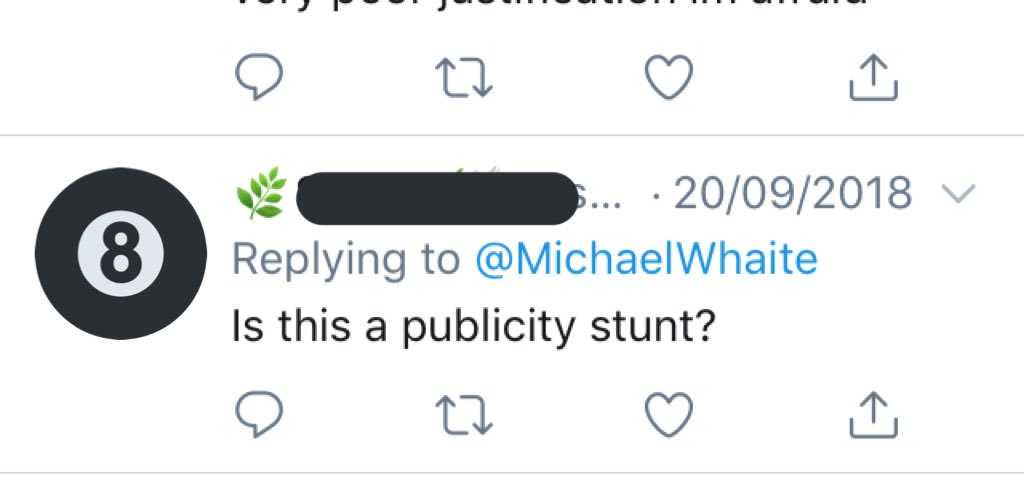 michael_whaite's tweet photo. Even Michaels followers questioned what &amp; why he was posted what he was posting #michaelwhaite #100dogs #100cats https://t.co/6lD8kHxpQx