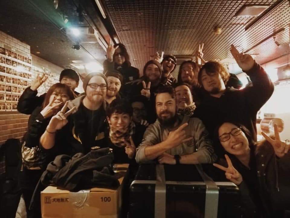 We got to meet so many amazing bands and people lastnight at Kyoto Mojo. First gig was amazing. Thank you
