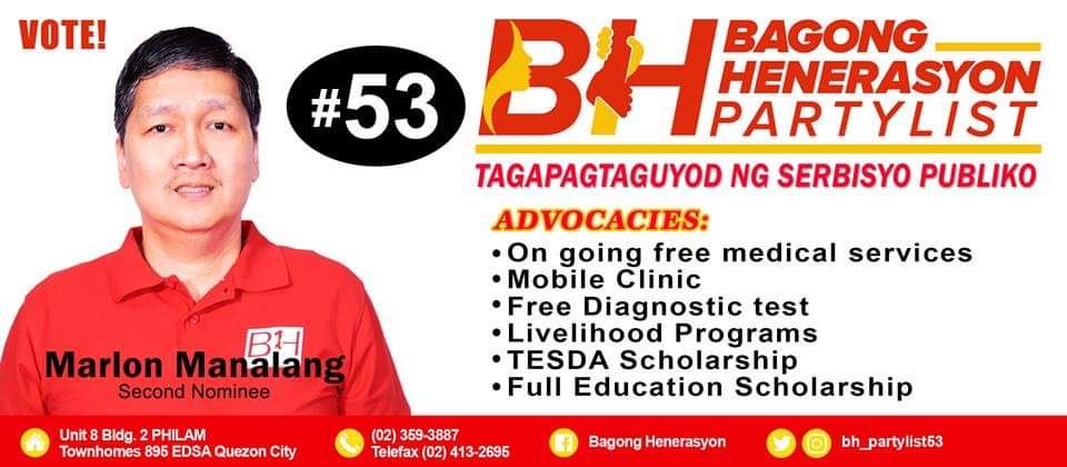 GuillerJohn's tweet photo. Ang partylist na may puso! Iboto po ntin!

#53BagongHenerasyonPartylist https://t.co/7oG8YAxFvk
