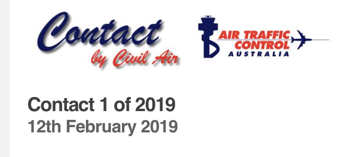 Issue 1 of CONTACT for 2019 has been published. Civil Air members, check your emails!