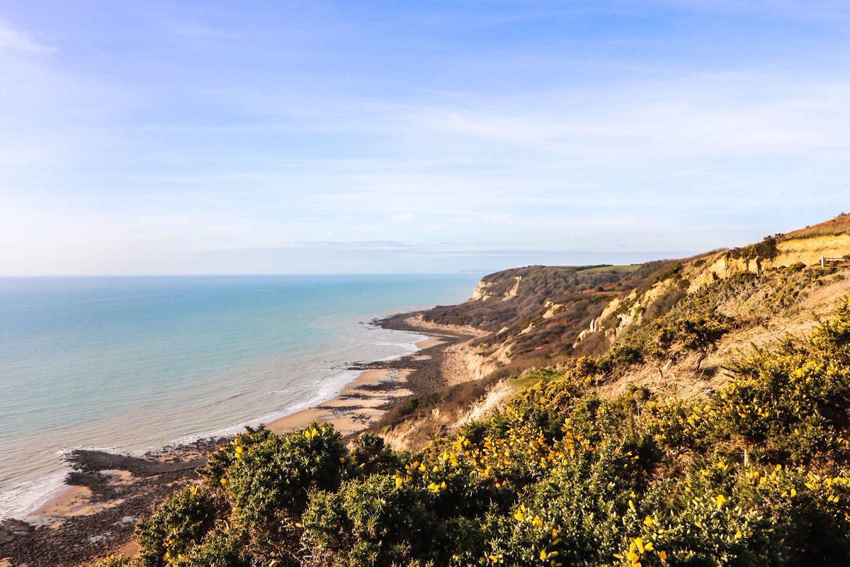 Beautiful views  this morning walking along Hastings Firehills / Hastings Country Park ☀️ 

@HastingsObs @hastingsonline @bbcsoutheast @BBCSussex @BBCSouthWeather @VSussex @SussexWeather @SussexLifeMag @HastingsCounty @hastings