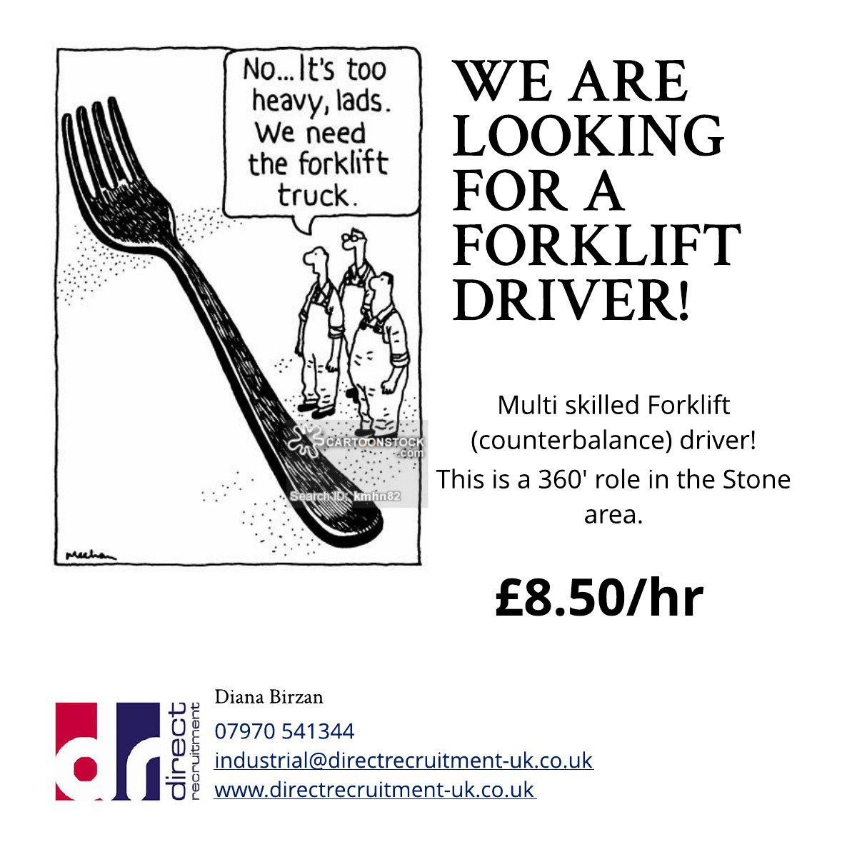 DirectRecUK's tweet image. #fltdriver #forkliftdriver #flydriverstone #stokeontrentjobs #jobsinstone #directrecruitment #directrecruitmentmidlands #hereforyou #jobs