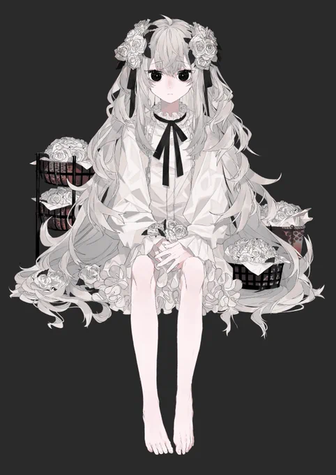 #俺の描いた髪の毛を見てくれ 
う 