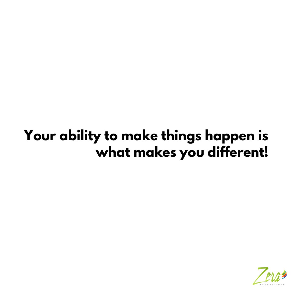 What makes you different, why do you do what you do? What makes you stand out? What do you do differently from others? #foodforthought
