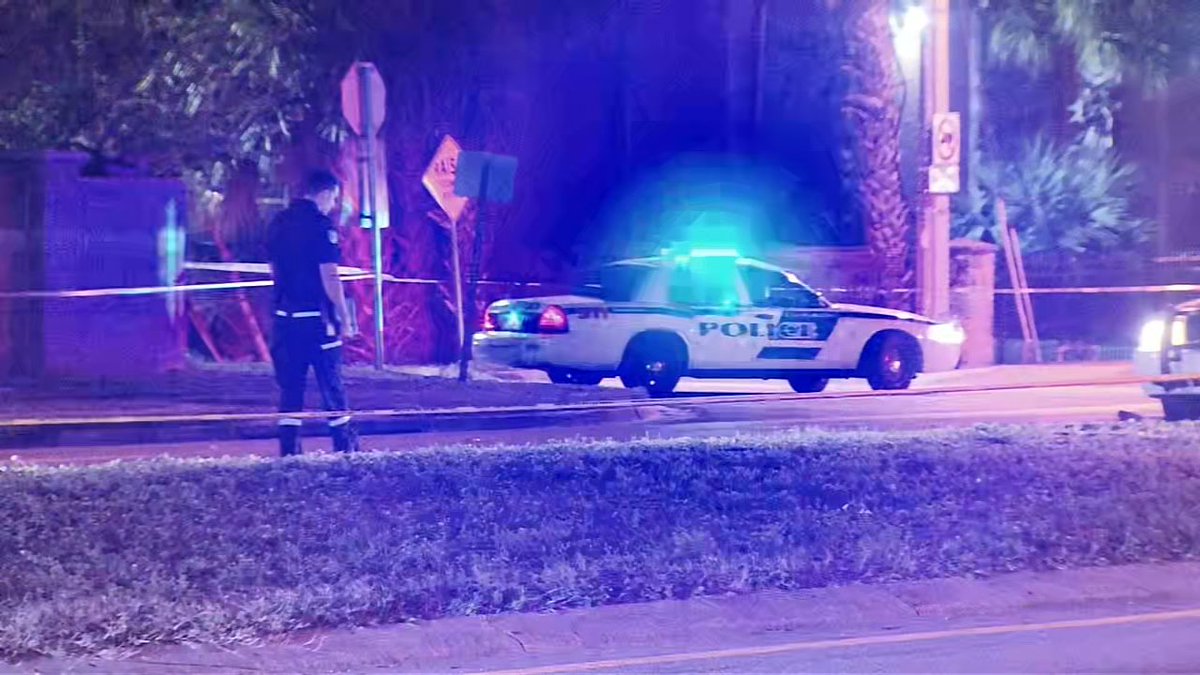 WFTV's tweet photo. Pedestrian killed in hit-and-run crash on John Young Parkway, all southbound lanes shutdown | β οΈ Watch Channel 9 NOW to find out how to avoid the closure, and read the latest updates here: https://t.co/V5GjCRHK1m @QMcCrayWFTV @RAsaWFTV https://t.co/iTD1v1m9s0