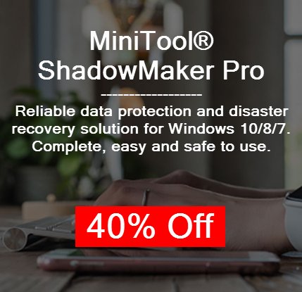 drecoverycoupon's tweet photo. 40% Off - MiniTool ShadowMaker Pro Discount Coupon Code
https://t.co/hd9v0KySWe
#Backup #DataBackup #Backuper #DataBackuper #BackupHDD #BackupPC #MiniTool #ShadowMaker #SoftwareCoupons #Deals #Coupons #Discounts https://t.co/OTC7ErPIeK