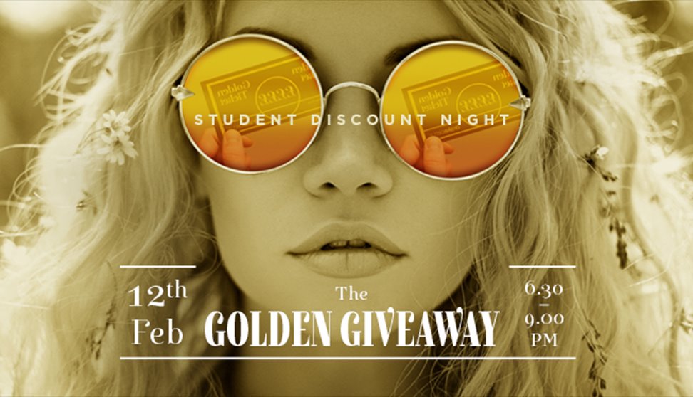 WhatsOnPlymouth's tweet photo. Calling all students! Fancy bagging loads of great bargains with up to 25% off at loads of your favourite stores? Of course you do!
Join @drakecircusplym 6.30pm - 9pm TONIGHT for an exclusive student Golden Giveaway. https://t.co/6MWSFQgmn8 @PlymCityCentre https://t.co/mhk7FKID8H
