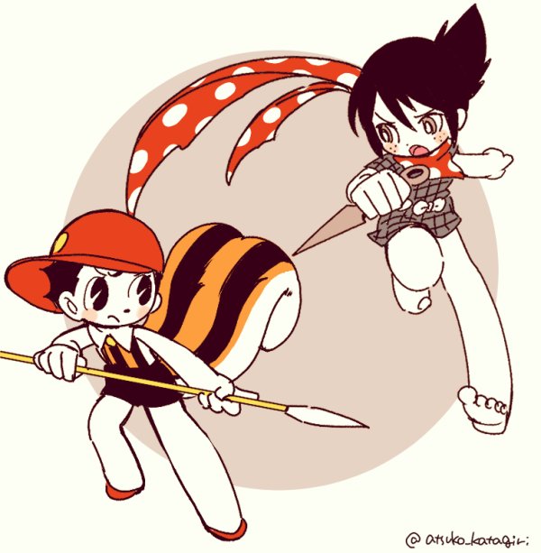 好みのショタの造形 リッキーとサスケ かたぎりあつこのイラスト