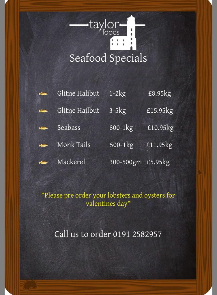 ⭐️ Today’s specials ⭐️ #MarketFish #FreshFish #NorthShields