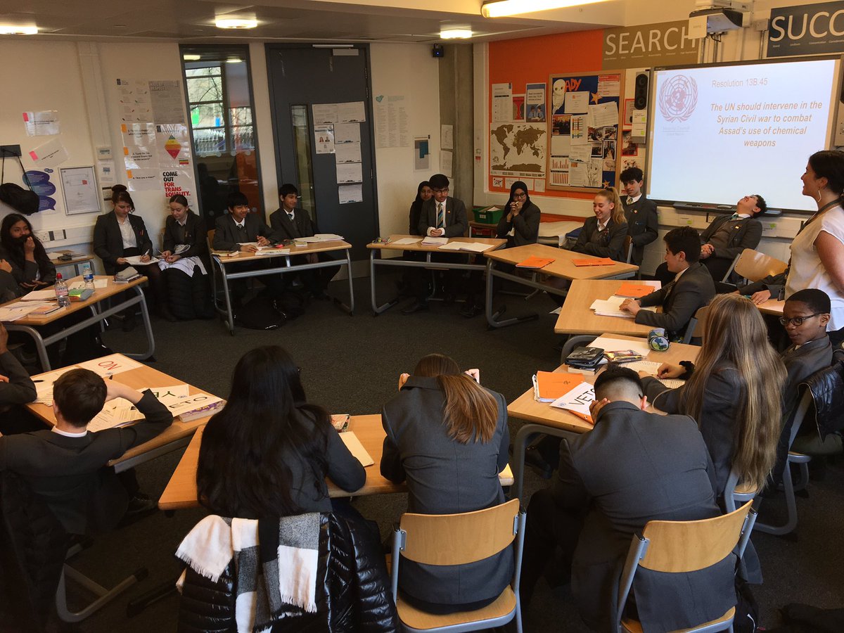 EnglishHHS15's tweet photo. Some really engaging @modelun security council discussion happening in Citizenship! #talkmatters https://t.co/hb7FJW0sVP