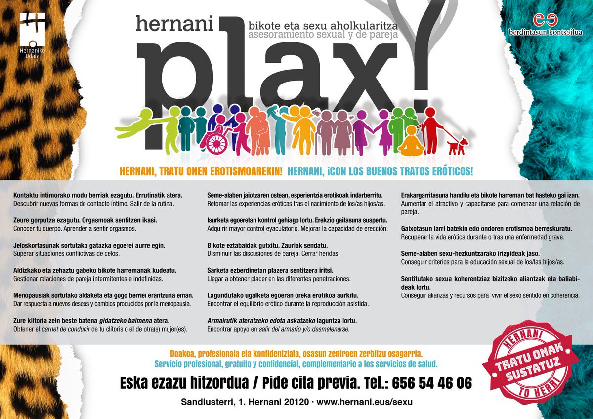 Arremanitz's tweet photo. PLAX Zerbitzuko kartel berria laster Hernaniko txoko guztietan!!
#ToHerria #Hernani https://t.co/YiXHgSsaiI