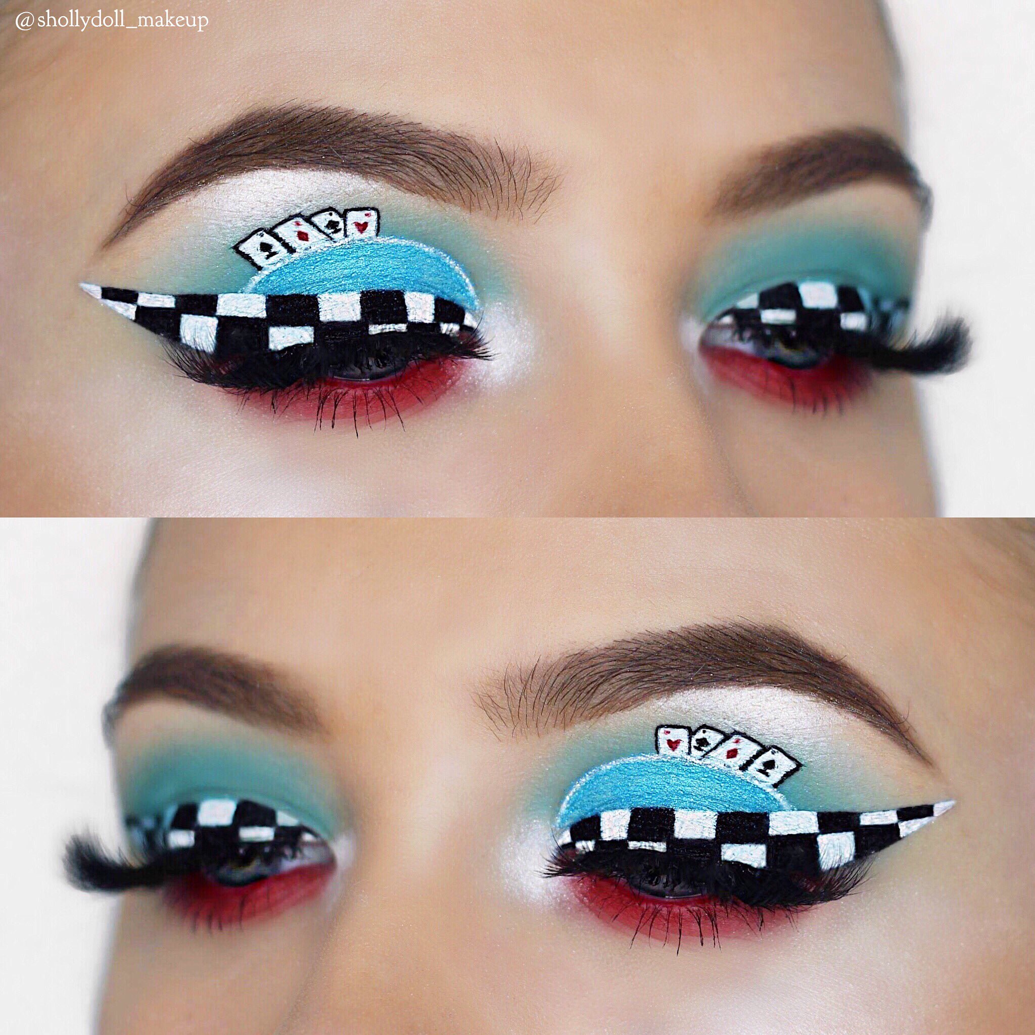 Alice in Wonderland Themed Makeup - ThisThatBeauty