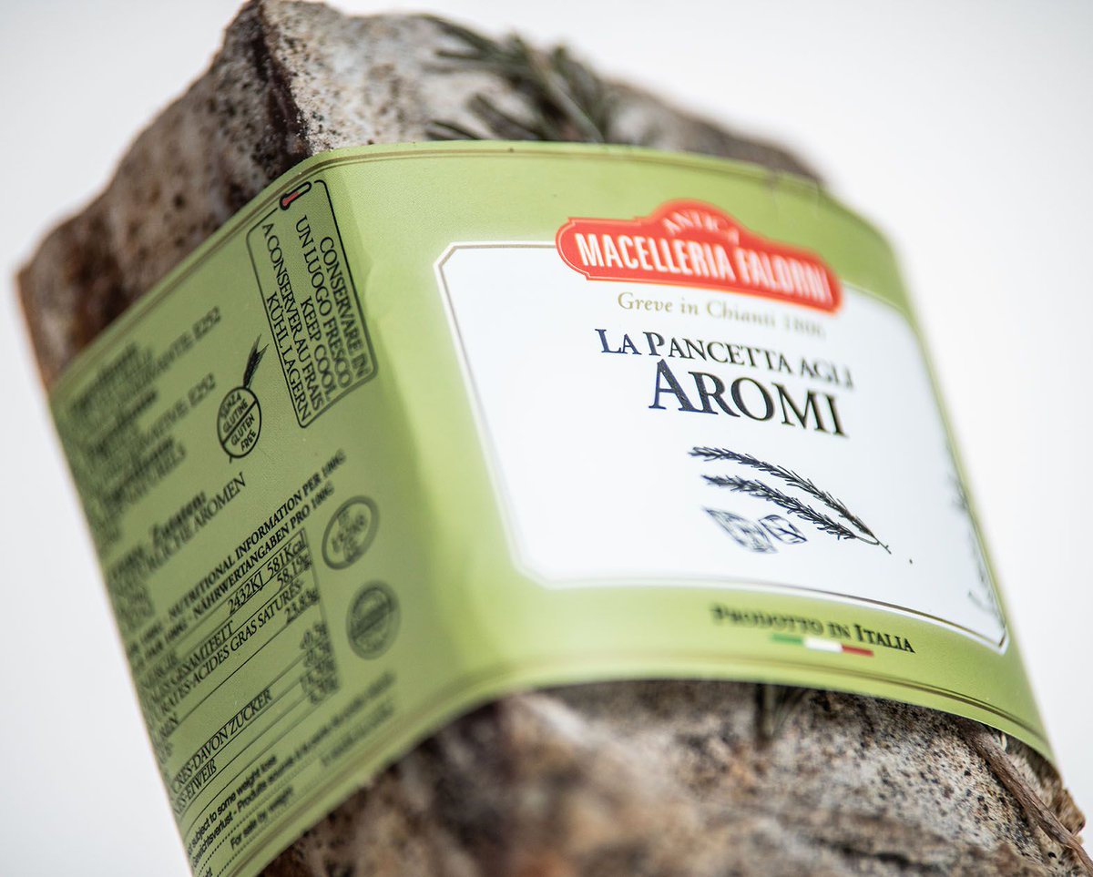 amfalorni's tweet photo. La Pancetta Agli Aromi, una pancetta stagionata con l’aggiunta di aromi, che le donano una ricchezza di profumi tipica della nostra “macchia”. 
Lo sapevi che la puoi ordinare anche on line sul sito https://t.co/oplgTSW1D4 ? https://t.co/No4lbeGIrg