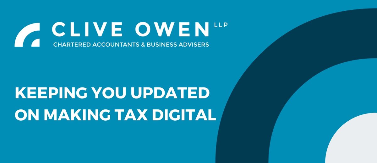 CliveOwenLLP's tweet photo. Is your VATable turnover over £85,000 per annum?
Did you know that after 1 April 2019 You must keep your accounting records digitally and submit your VAT returns using MTD compatible software?
Find out more ⬇️⬇️⬇️⬇️
https://t.co/8sUFQgQzcY https://t.co/C3fPdOerTC