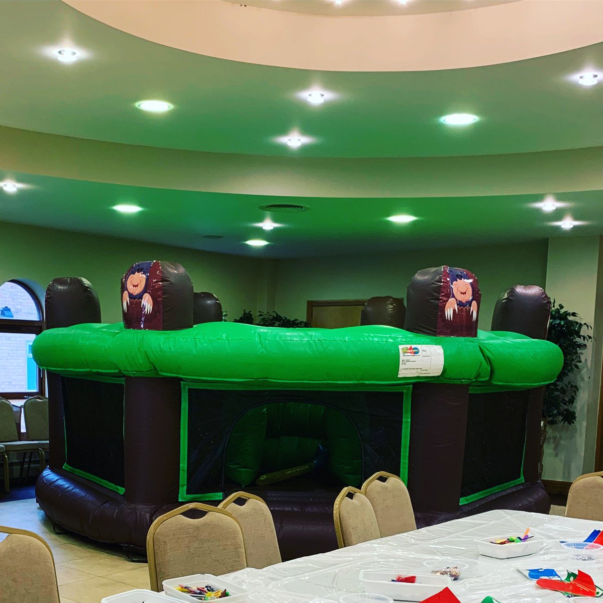 Our customers are LOVING our human whack a mole #hiremetoday #humanwhackamole #beatyourfriends #challengeyourcollegue #familyfun