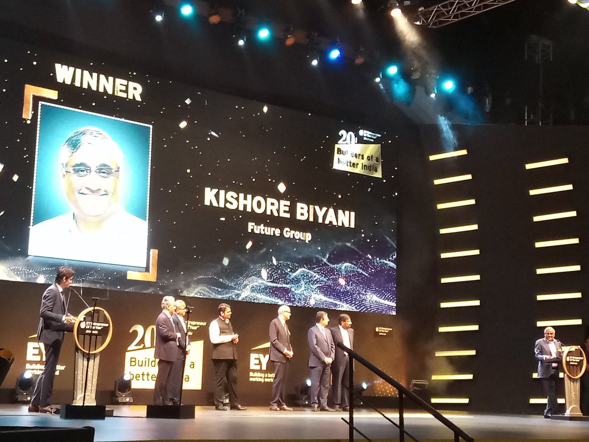 EY India (@ey_india) on Twitter photo Congratulations to @kishore_biyani for winning the 'Business Transformation' award at #EOYIndia2018 <a href="/fg_buzz/">Future Group</a> @ashnibd <a href="/BigBazaar/">Big Bazaar</a> @foodhallindia <a href="/fbbonline/">fbbonline</a> <a href="/CNBCTV18News/">CNBC-TV18</a> #BuildersOfaBetterIndia <a href="/juliusbaer/">Julius Baer</a> Congratulations to @kishore_biyani for winning the 'Business Transformation' award at #EOYIndia2018 <a href="/fg_buzz/">Future Group</a> @ashnibd <a href="/BigBazaar/">Big Bazaar</a> @foodhallindia <a href="/fbbonline/">fbbonline</a> <a href="/CNBCTV18News/">CNBC-TV18</a> #BuildersOfaBetterIndia <a href="/juliusbaer/">Julius Baer</a>