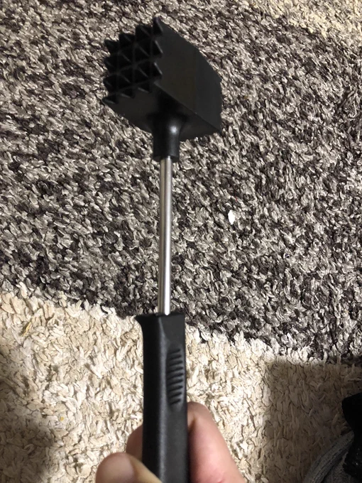 肉叩きハンマー買いました。 