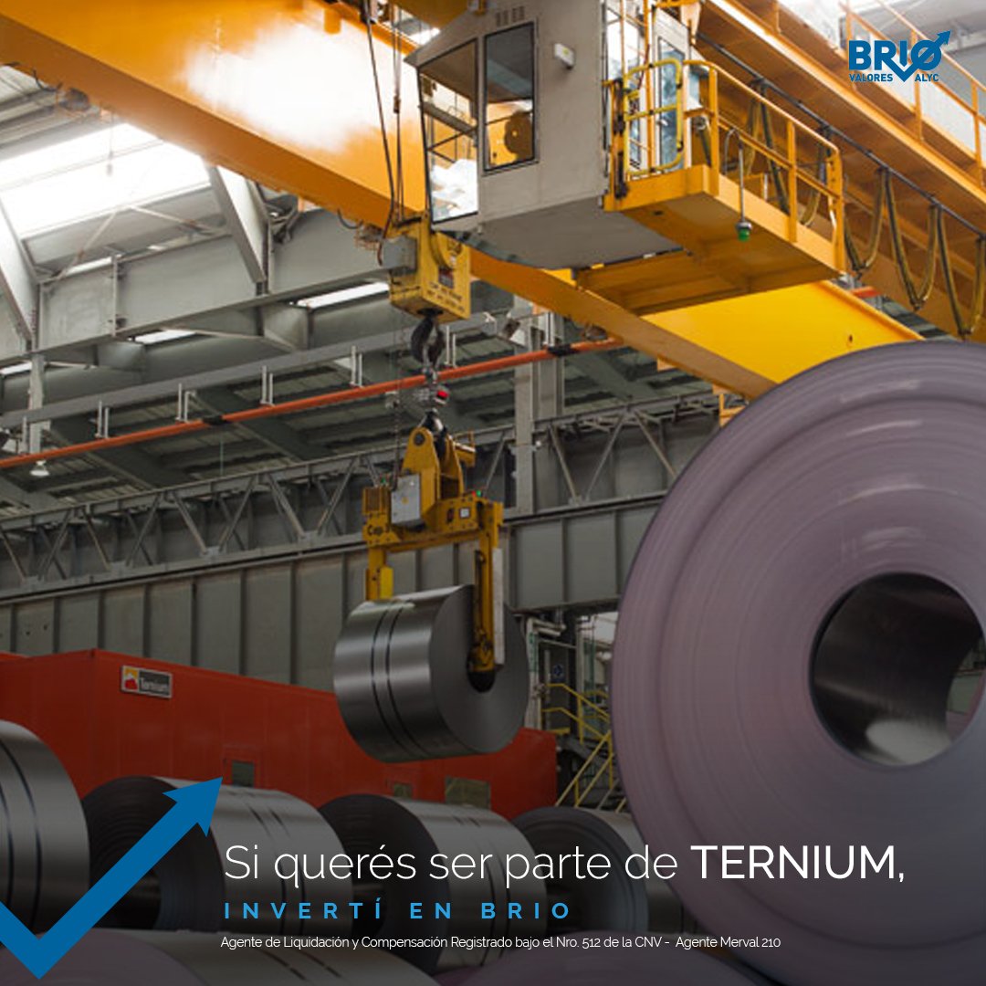 Ternium es el mayor fabricante de acero de la Argentina. La compañía elabora y procesa un amplio rango de productos de alto valor agregado con la más avanzada tecnología. Si queres formar parte de esta historia #InvertíEnBrio