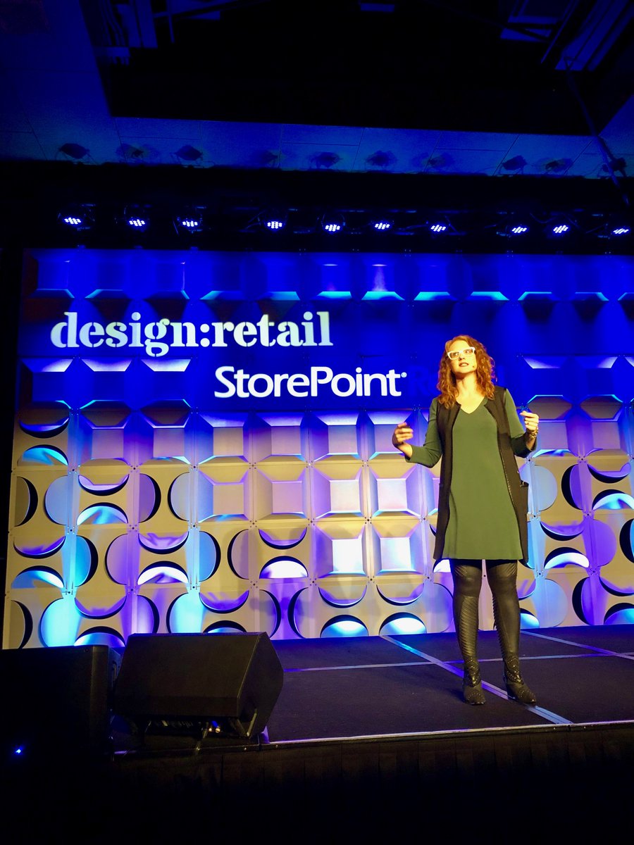 Yesterday @dretaileditor, Editor in Chief and Associate Publisher of design:retail magazine, joined us to share her viewpoint on how the tech revolution is impacting the physical brick-and-mortar stores we operate. #fascinating #spretail19