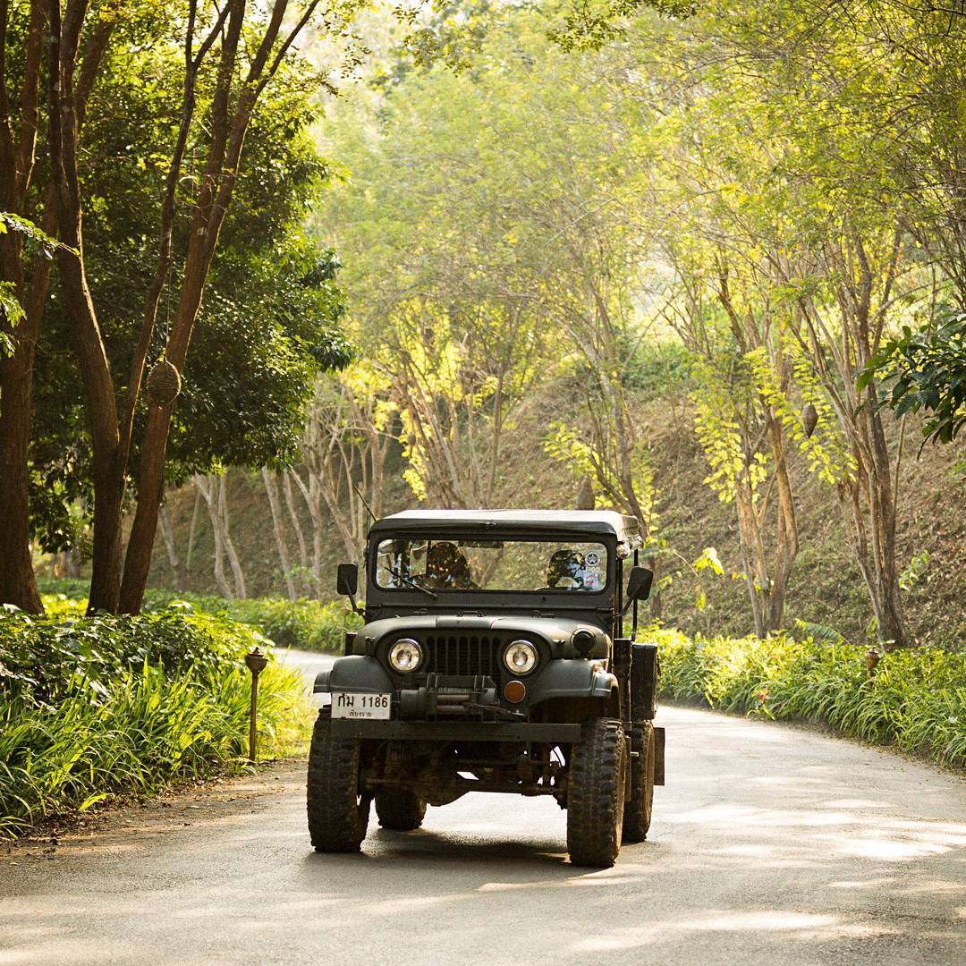 Hop in! The adventure starts at Anantara Golden Triangle, #Thailand 🚗🐘📷 IG: anantara_goldentriangle