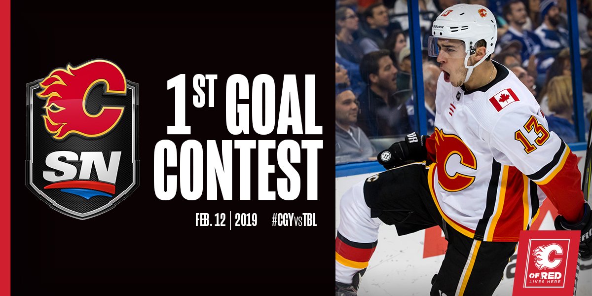 Enter our <a href="/Sportsnet/">Sportsnet</a> #Flames1stGoal contest for a chance to win a pair of tickets to our Feb. 18 game vs. Arizona and a SN prize pack!