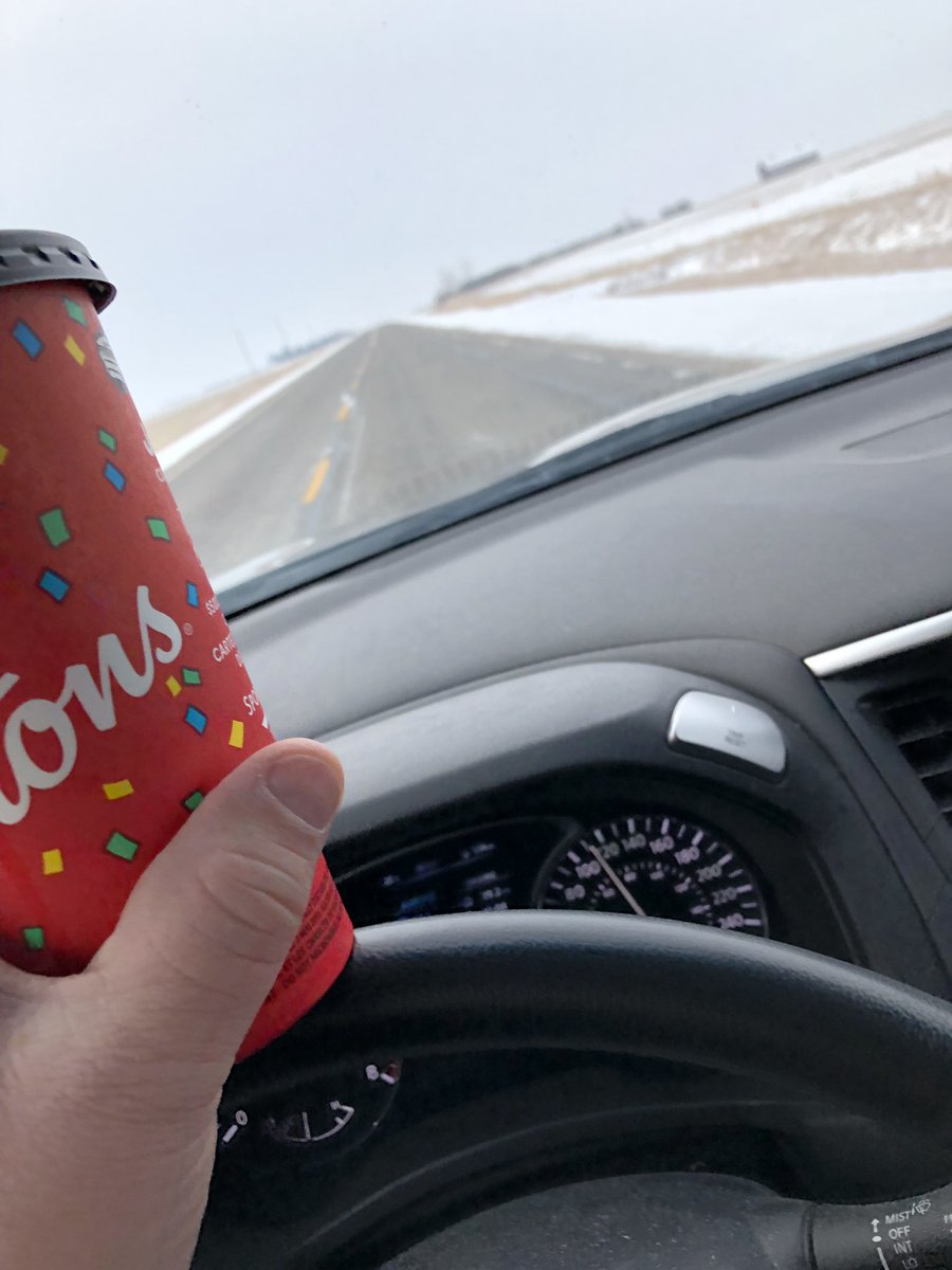 -24 degrees, got my timmies, I think I’ll just drive to Vegas