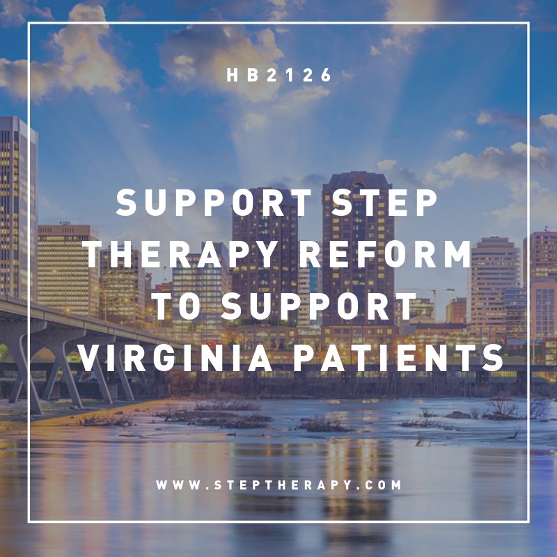 #NPFadvocacy urges VA Senators to support #HB2126, unanimously passed by the VA House of Delegates. This legislation would improve the #steptherapy process in Virginia so patients with chronic diseases like #psoriaticdisease can access the meds they need, when they need them.
