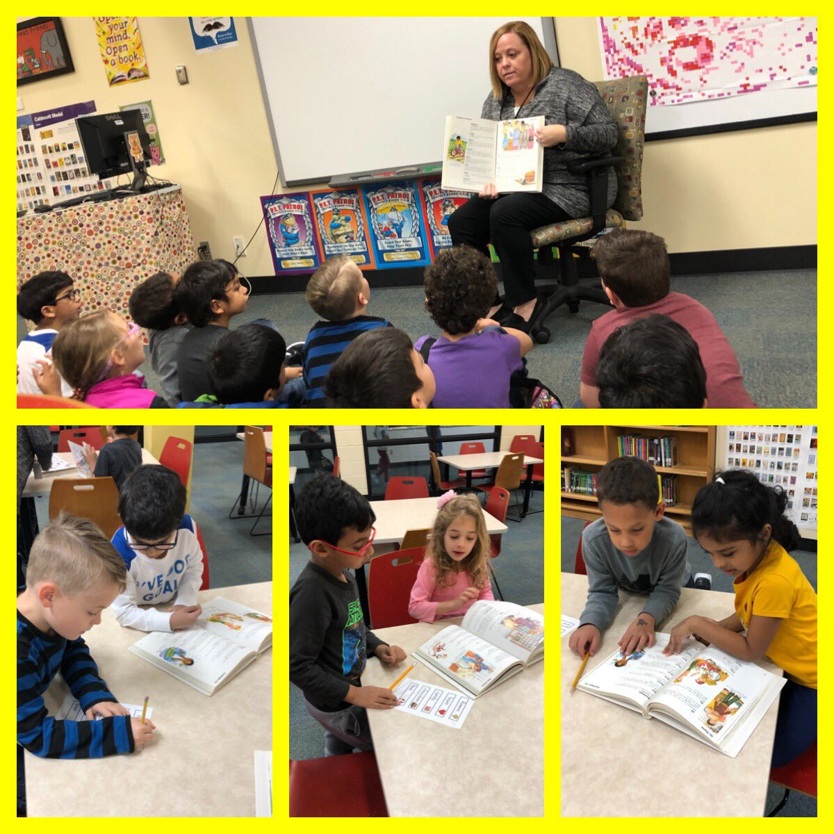 NMcDaniel3rd's tweet image. @AustinLibrary is enhancing our dictionary skills today with our library lesson! #abcorder #guidewords #pagenumbers #mcd1b #austinlearns #TxEdTuesday