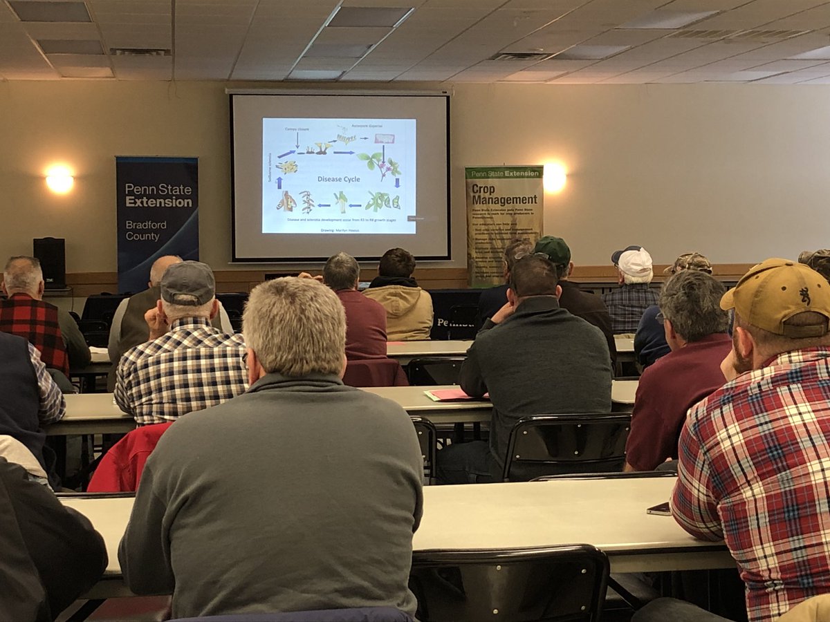 jcwcelb's tweet photo. @PennStateCrops team members @casey_guindon  and Nicole. Doing great Zoom crops meeting in Bradford Crops day weather event. Lots of crowd  @psuextension https://t.co/350YiN66Rd