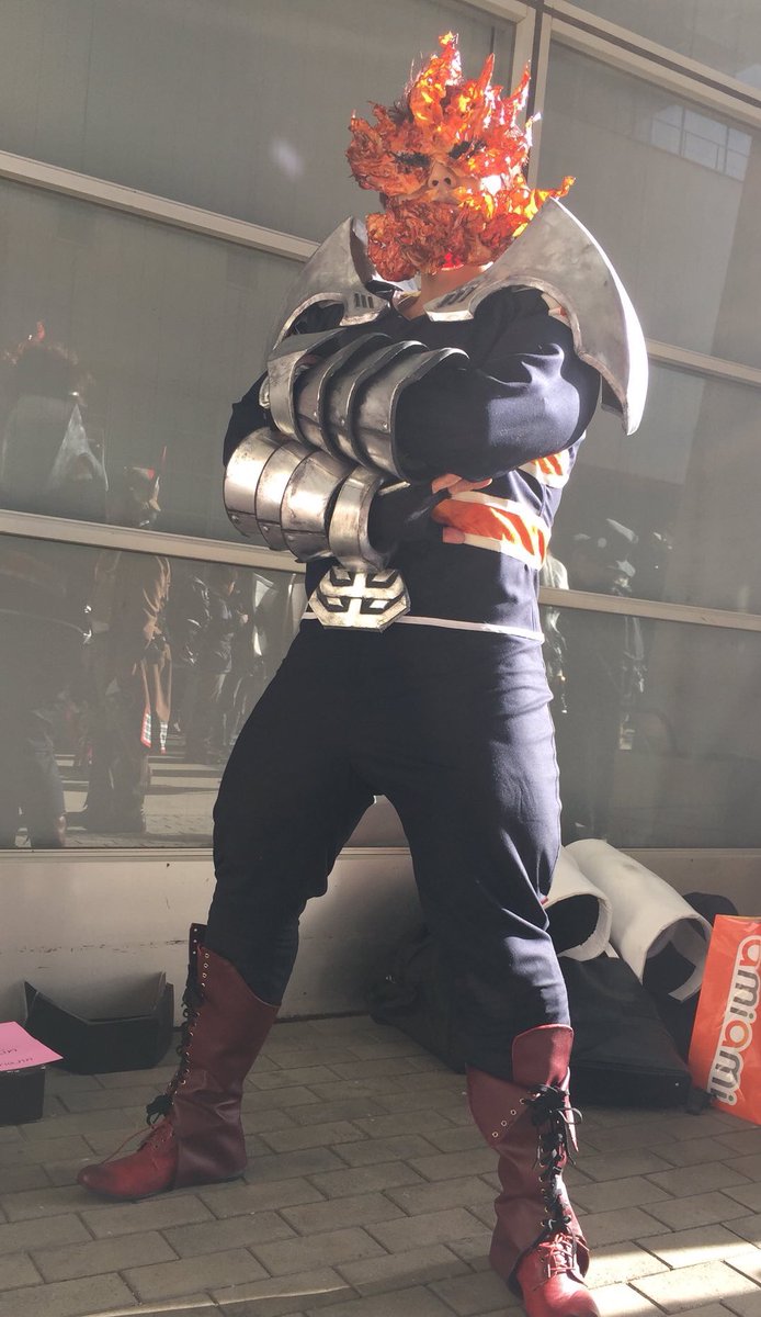 鈴清 樹 配信youtuber Twitterren コスプレ ヒロアカ Wf19w エンデヴァー 僕のヒーローアカデミア 撮影 あやめさん Capcom Mh モデル 鈴清 樹 造型 衣装 鈴清 樹 Cosplayer 衣装屋りんdeco