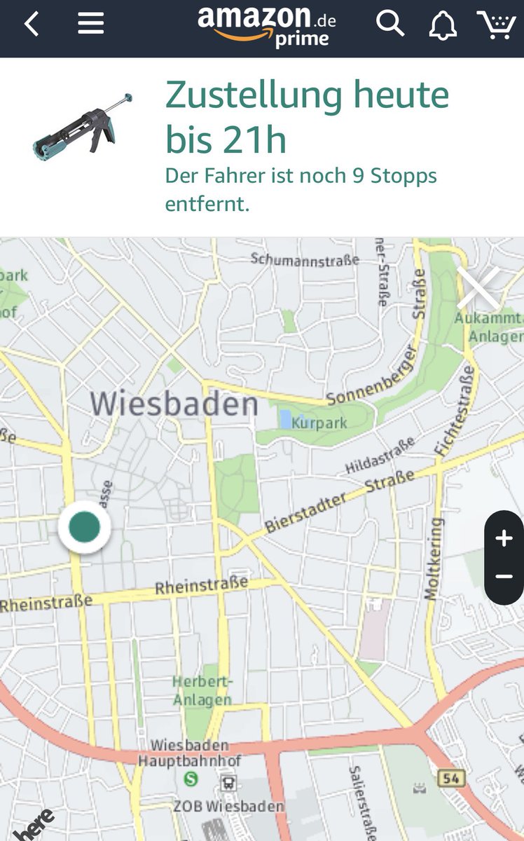 Amazon Logistics bietet jetzt ein Live Tracker der Pakete! <a href="/DeutschePostDHL/">Deutsche Post und DHL News</a> könnte sich das mal abgucken.