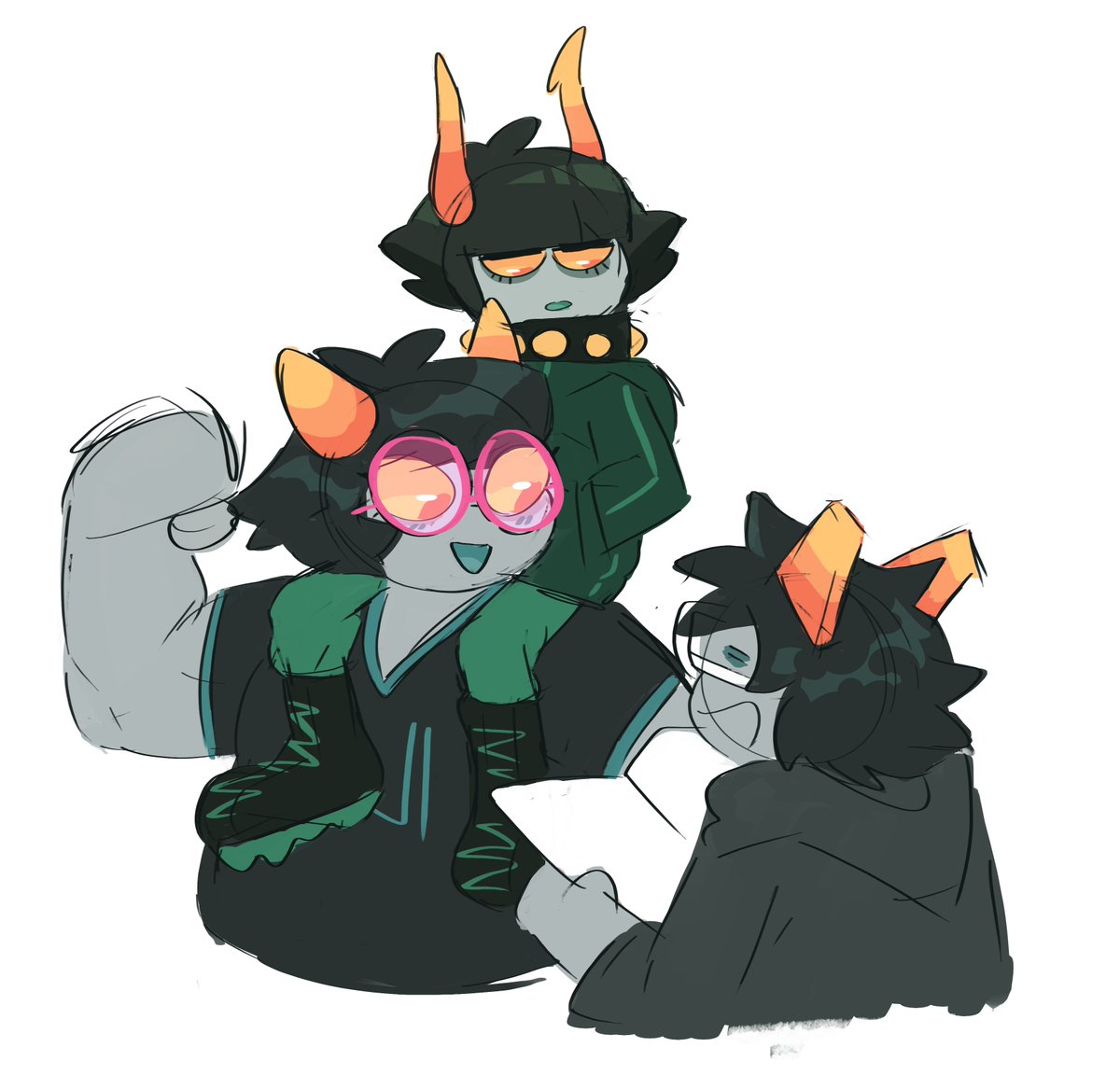 cosmic_dia's tweet photo. two lesbian aunts spending time with their favorite nibling :]

fun fact: while drawing this, i learned that nibling is the gender neutral word for niece/nephew ...... https://t.co/mFV1FwWue3