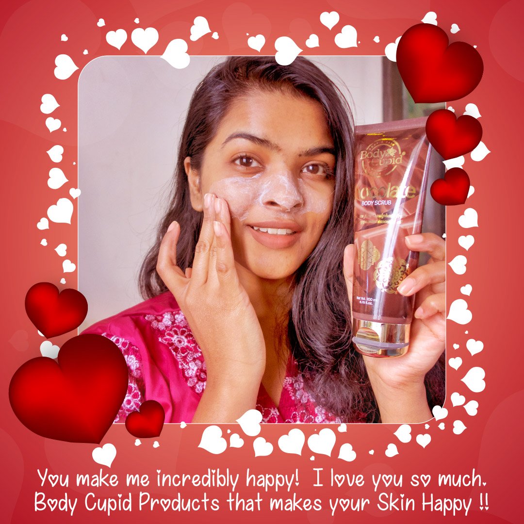 bodycupid's tweet photo. This Valentine’s make your skin happy with @bodycupid products and take a cue from Beauty Blogger Shalinin Mandal who loves making her skin happy 😊 with  @bodycupid ! 
https://t.co/e07pp0DIbI 
#BodyCupid  #bathandbody #valentine #giftsoflove #valentinesday #monthoflove https://t.co/L6thxD8M64