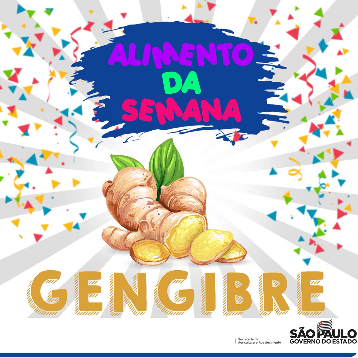 O gengibre é desintoxicante, muito utilizado também para melhora de problemas nas vias respiratórias, além de possuir o gingerol, potente termogênico que ajuda na elevação da atividade metabólica. Hoje é cultivado nas Antilhas, Havaí, África, Austrália, e no Brasil.