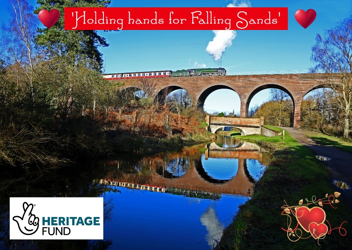 svrofficialsite's tweet photo. Hurry hurry! Add your name to our donation wall to save #FallingSands viaduct before the appeal ends at 11.30pm Thurs 14 Feb. Sign up at https://t.co/c3TBGxNOCj #NationalLotteryHeritageFund https://t.co/b8FDbivfld