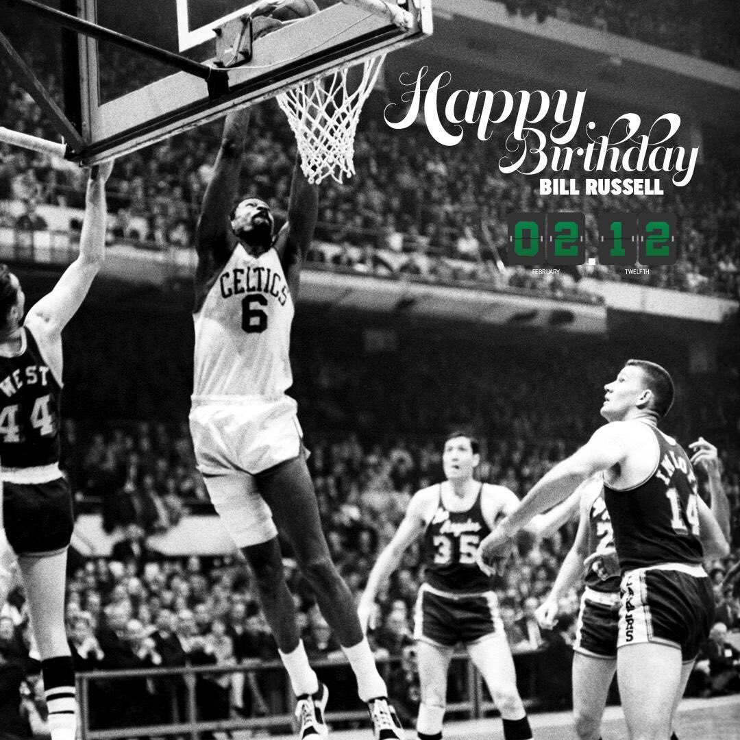 Happy Birthday to the legend Bill Russell! 