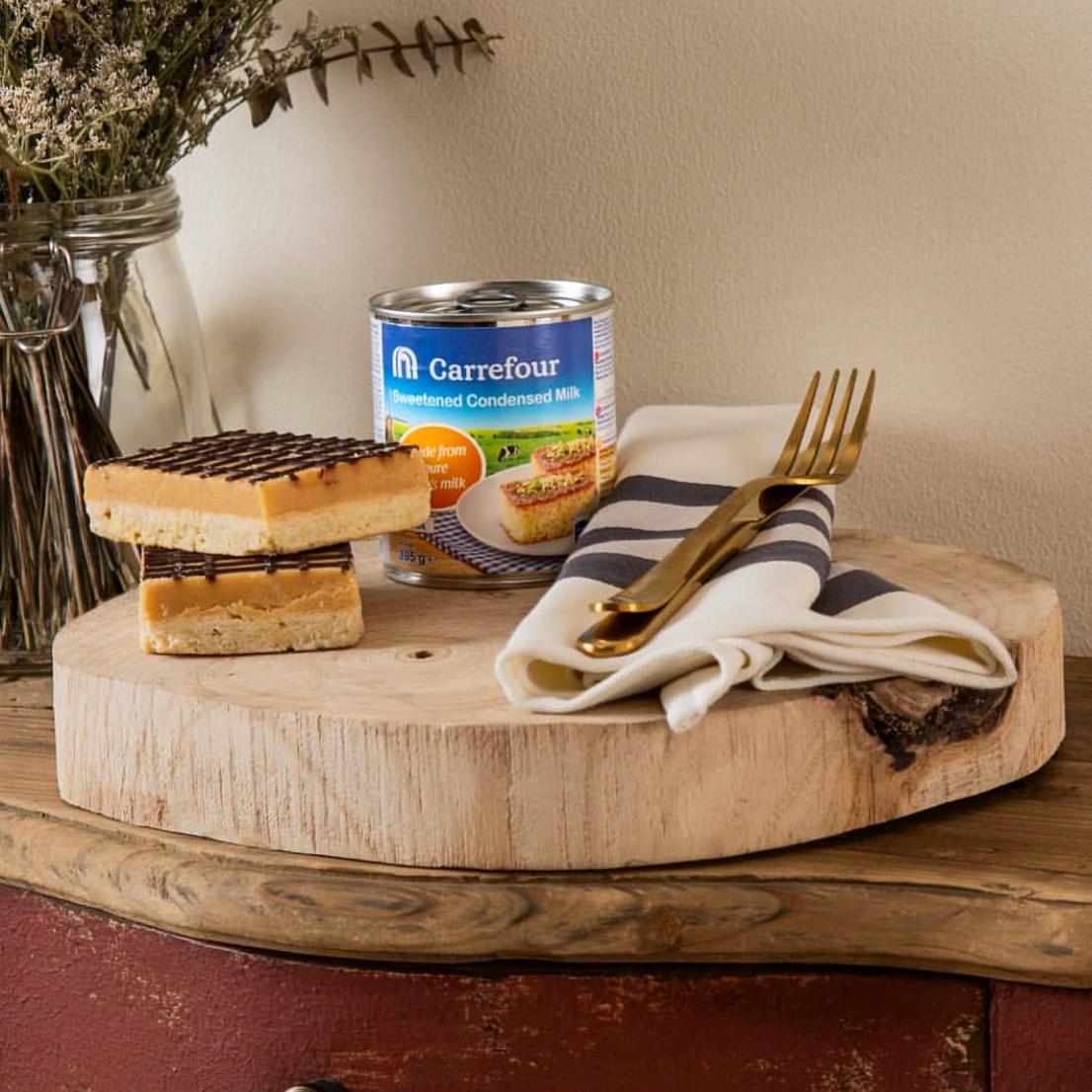 With <a href="/CarrefourUAE/">Carrefour UAE</a>’s delicious sweetened condensed milk, making #desserts just got sweeter! Available at #MCCNasseriya 😍