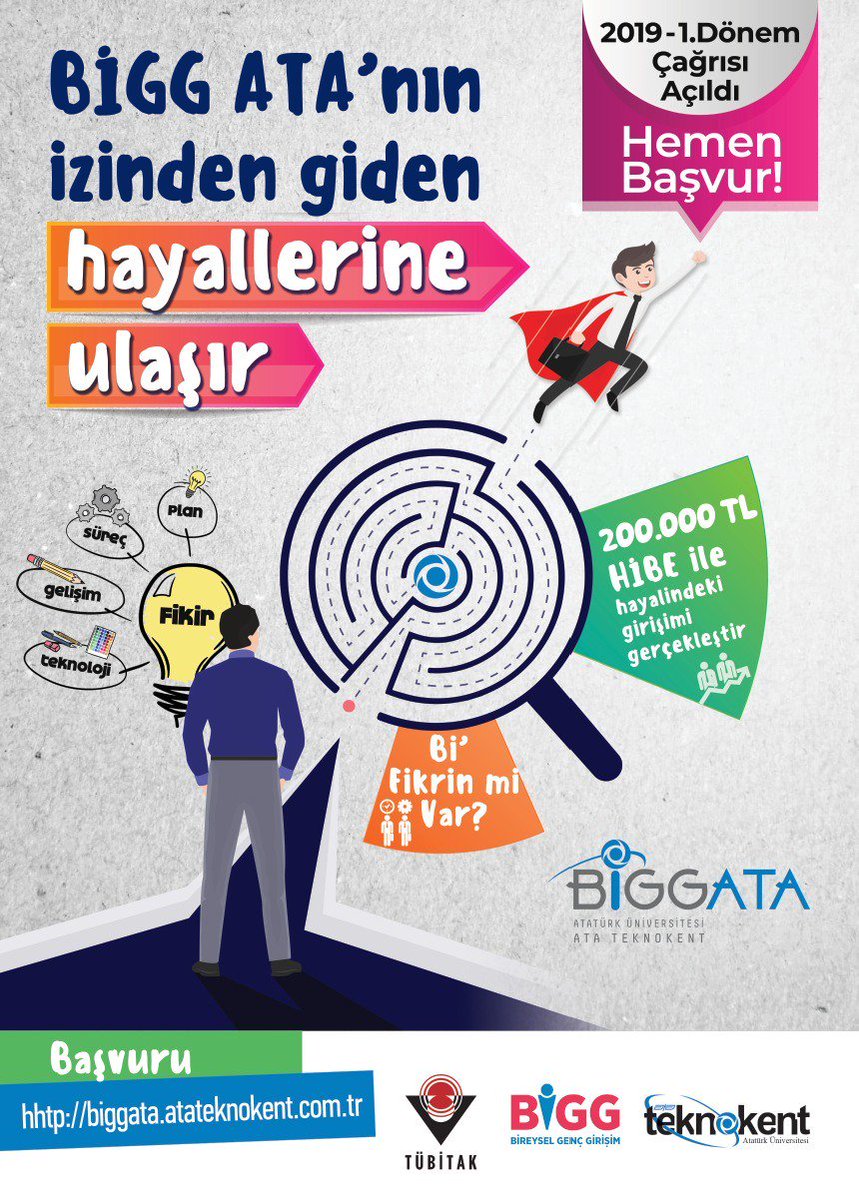 ata_tto's tweet photo. 2019 1. Dönem Çağrısı açıldı. Hemen Başvur! https://t.co/rH22pJH9xF #girişimci  #tübitak #tübitakbigg  #biggata #girişimcilik  #fon #destek #hibe #teknoloji #teknokent #tto https://t.co/kWMkWAfGtc
