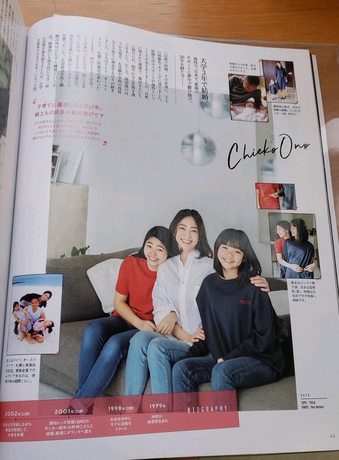 Fjまりこ から帰国 次は までどこも行かない 図書館で雑誌ザッピングしてたらstoryに 小野伸二選手の奥様 小野千恵子さんが載ってた ちょっと上の世代だけどそんなには上でない でも 学生結婚してたら人生のセカンドステージっていう年