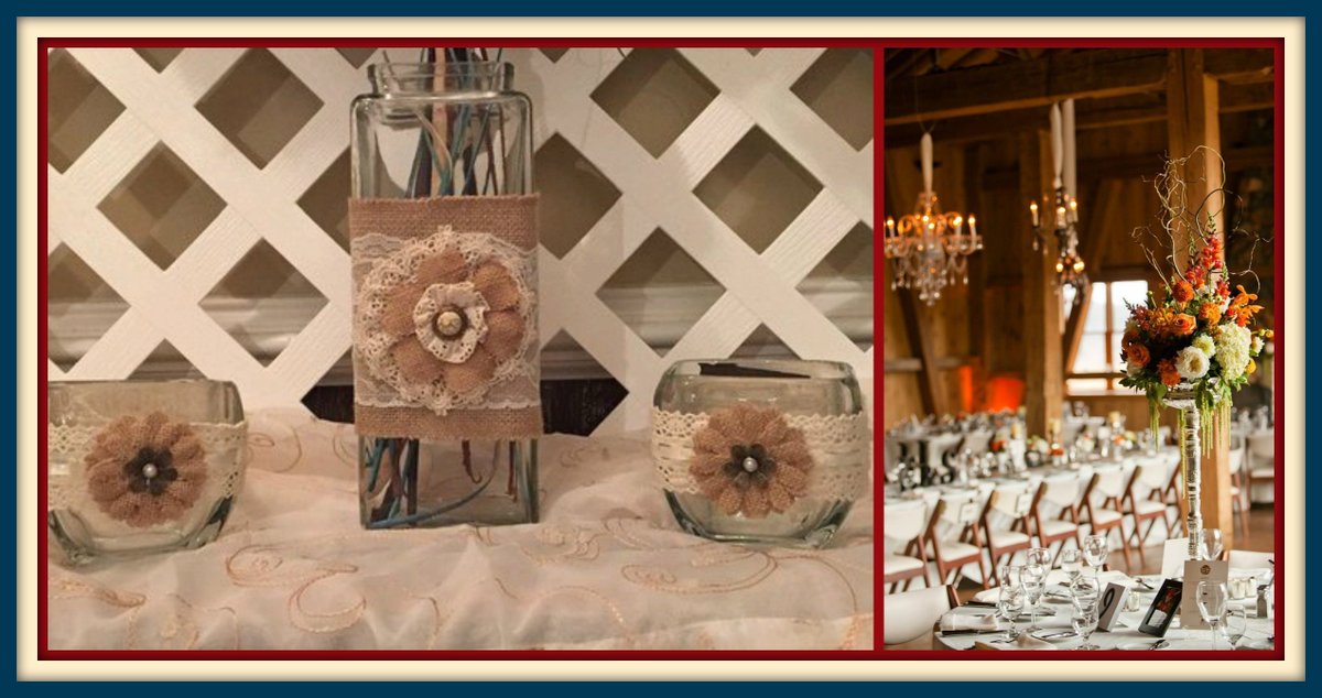 Rustic Flower Vase and Candle Holders - Flower Vase and Candle Holder Set - Rustic Table Centerpiece - Rustic Wedding Decor - Rustic Wedding seethis.co/rke9GG/ #shoppershour #giftideas