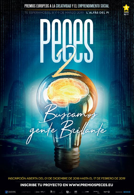 ¿ Quieres participar  en los <a href="/PremiosPECES/">Premios PECES</a>: premios Europeos a la #Creatividad y el #EmprendimientoSocial? Aquí tienes toda la información necesaria ➡️ow.ly/ltKV30nuApW #Jóvenes #Alicante