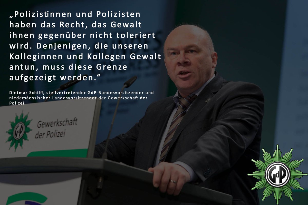 Polizistinnen/en werden immer häufiger Opfer von Gewalt. Zu diesem Thema referiert der stellv. #GdP-Vorsitzende Dietmar Schilff beim 22. Europäischen #Polizeikongress. Ein Artikel von ihm, der auch im Kongress-Begleitheft erscheint, findet Ihr hier: bit.ly/2SCyfB2