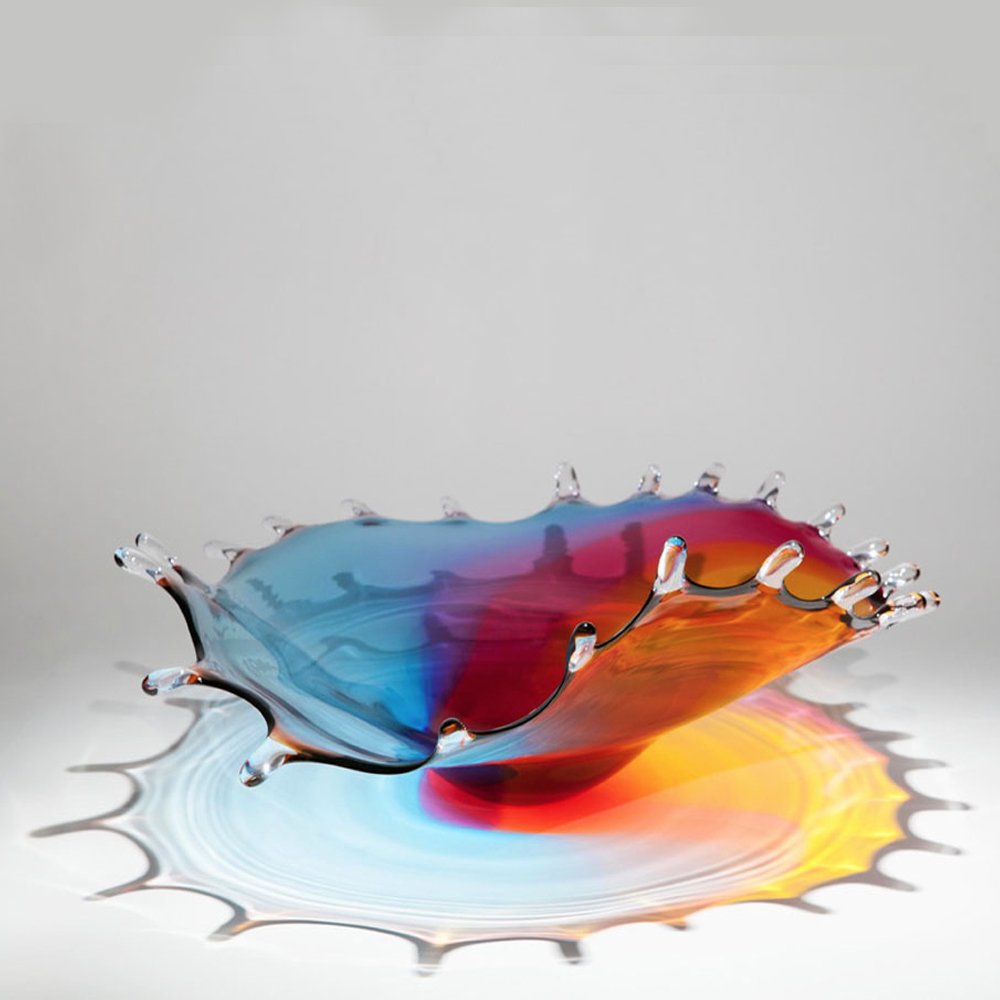 A splash of 🌈 captured in glass form. Truly magical! bit.ly/2titVsn
#artglass #charlottesaleglass #affordableart #glassart #glasssculpture #interiordesigndecor #interiorart #glassornament #beautifulglass #britishglassartist #contemporaryglassart