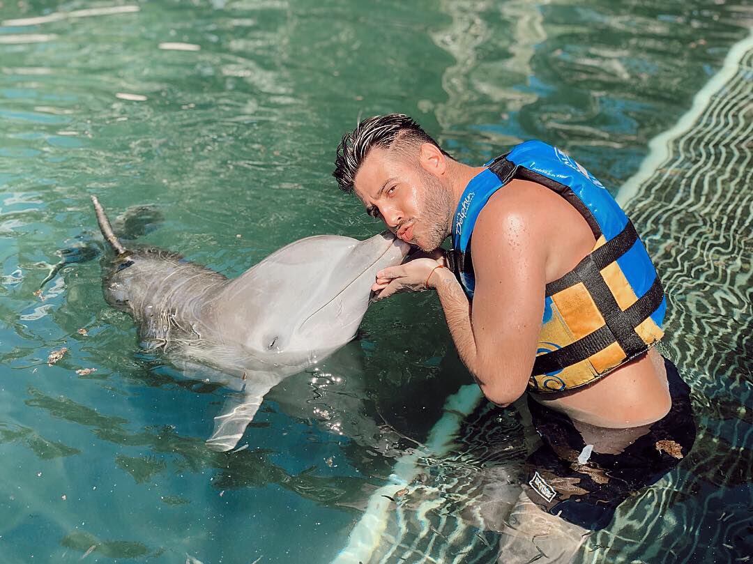 Increíble la experiencia que he vivido en @dolphinrivieramaya @dolphindiscovery Gracias amigos por el trato y el cariño que he recibido. ¡Sois increíbles!