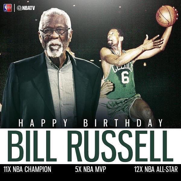 Happy Birthday Bill Russell! 