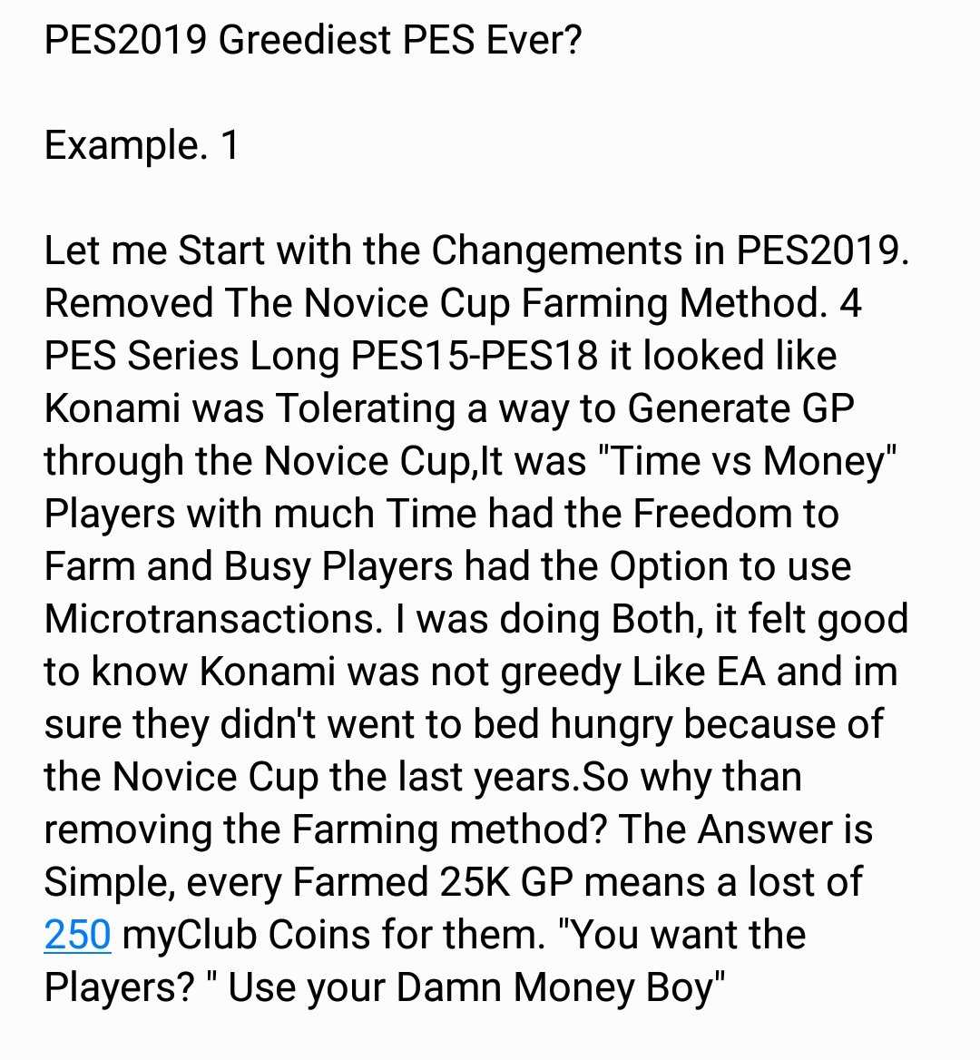 Pesmonstar's tweet image. #PES2019 The Greediest PES?