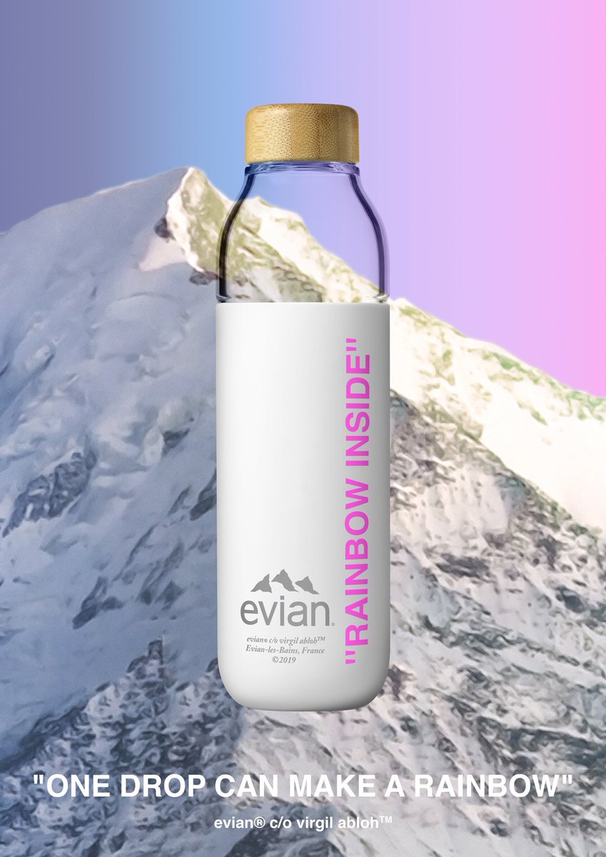 Virgil Abloh Virgil Abloh Signe Bouteille Eau Mode Moment