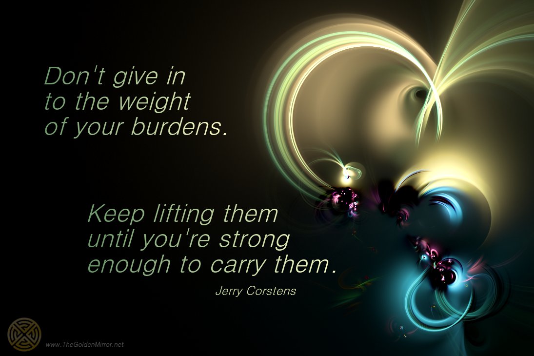 CorstensJerry's tweet photo. The Weight Of Your Burdens https://t.co/C9JqbP92Hm