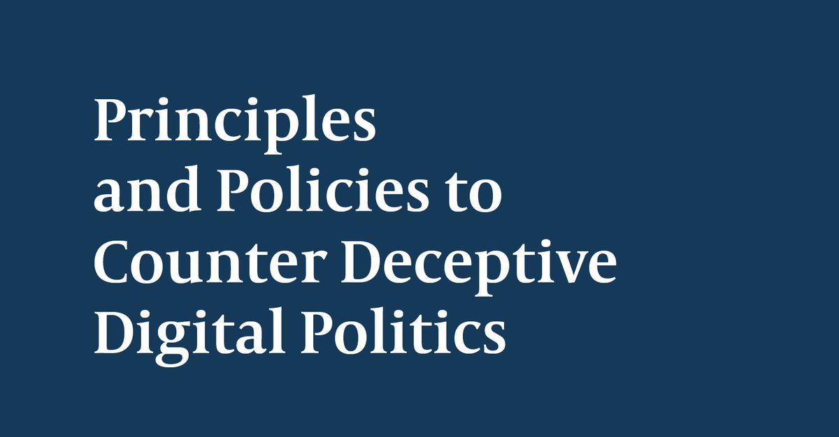 iftf's tweet image. Today, @MapLight, @AnnMRavel, @Hamsini_S, @samuelwoolley and @IFTF announce a new report offering concrete ways of confronting the underlying issues that make political deception so pervasive online. #digintel #digitaltransparency #ethicaltech bit.ly/2N0kG9a